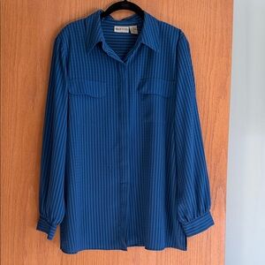 Apparenza Blue Striped Shirt
